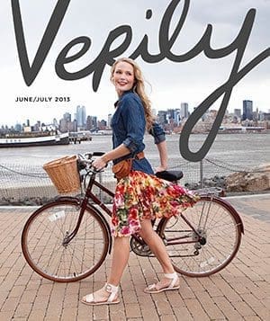 This is the debut cover of "Verily," a magazine and website produced by five young Catholic. (CNS photo/courtesy Verily)