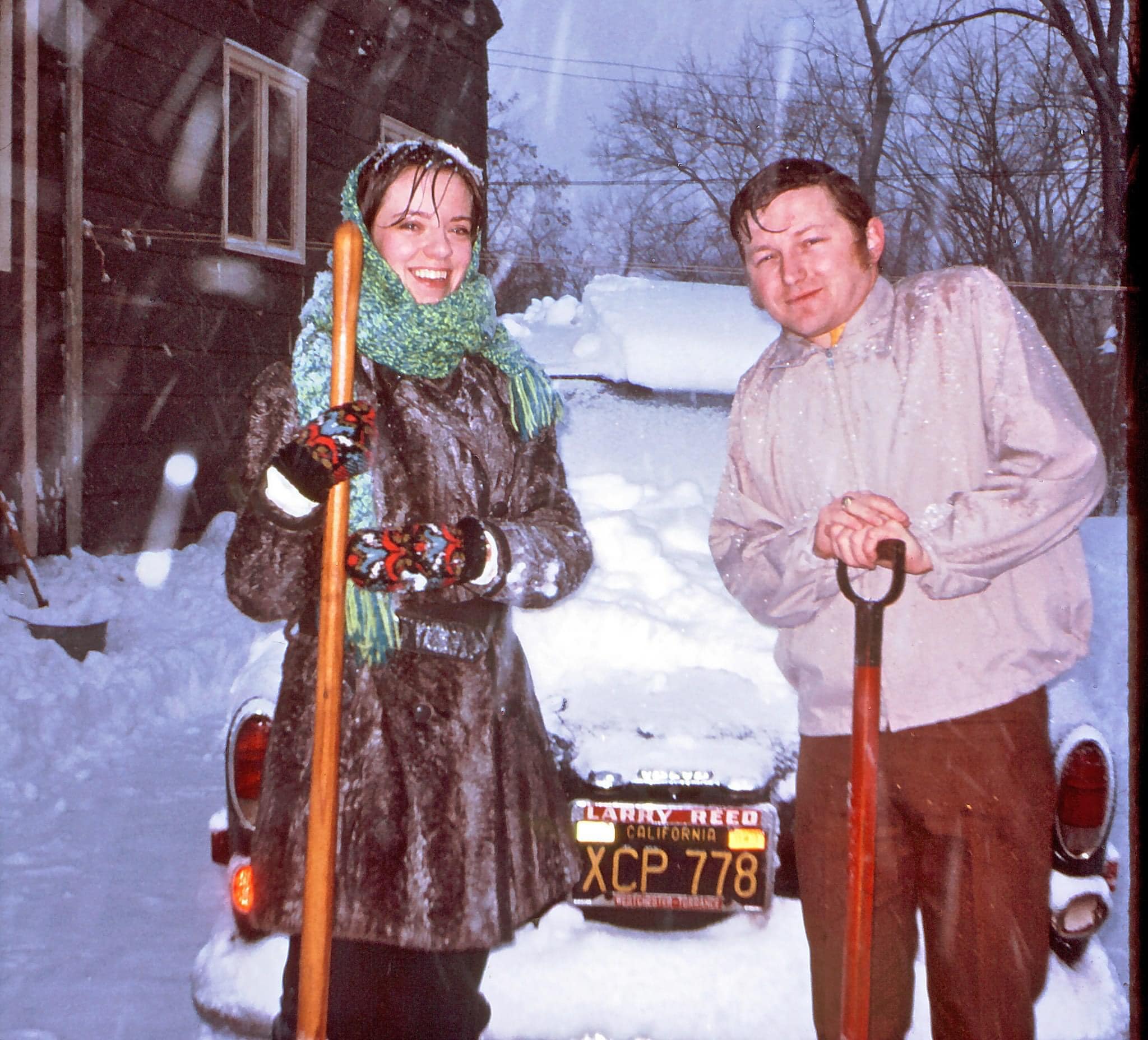 Vicki and Bill 1971 winter